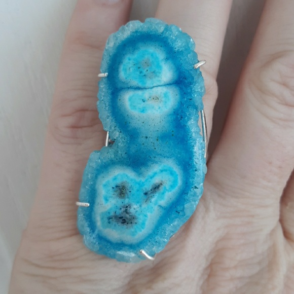 New Amazing Solar Quartz 925 Silver Ring. - Picture 2 of 8